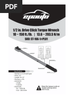 Torque Wrench Manual | PDF