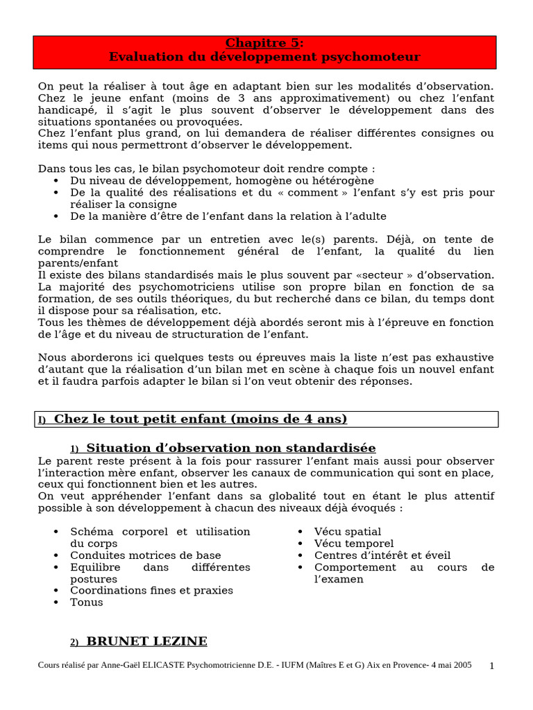Chapitre 5 Evaluation | PDF