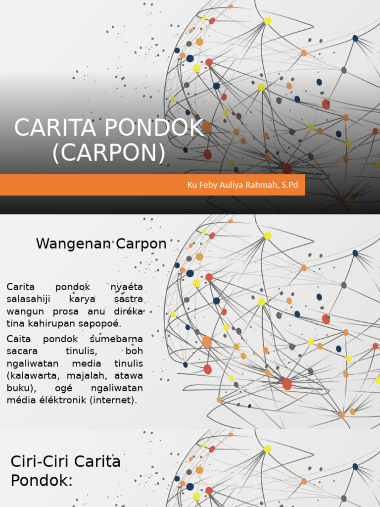 Carita Pondok (Carpon) | PDF