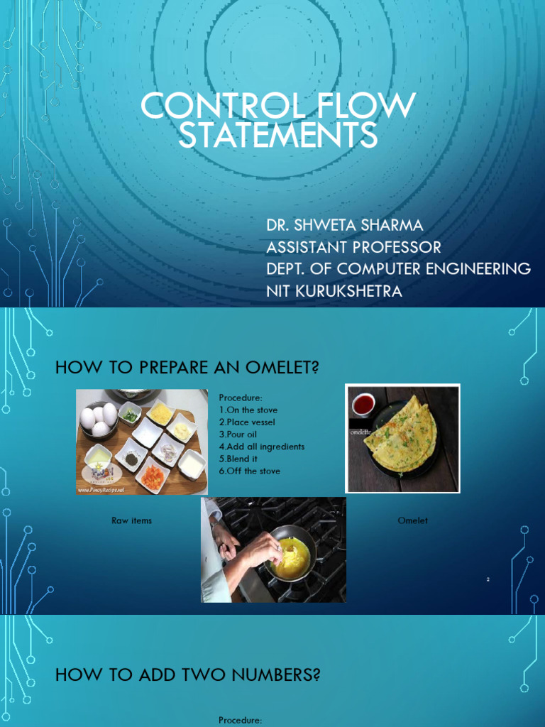7 Control Flow Statements | PDF