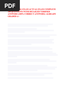 Nfpa 10 Final Exam Actual Exam Complete 200 Questions With Detailed Verified Answers
