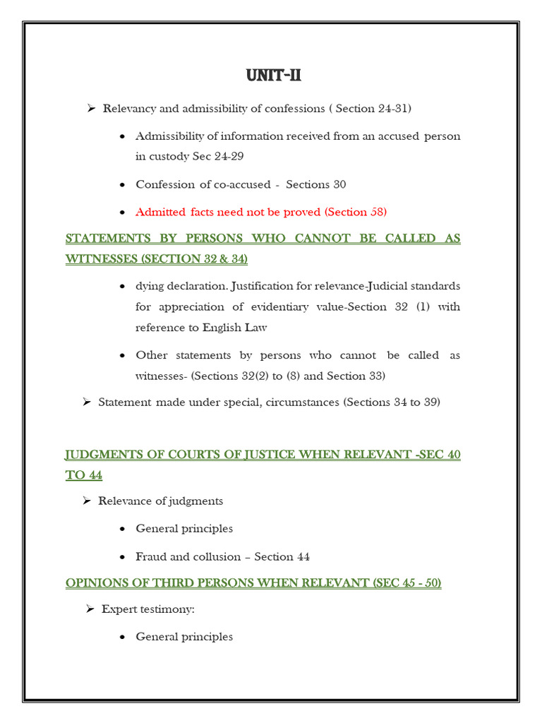 UNIT - II Notes | PDF