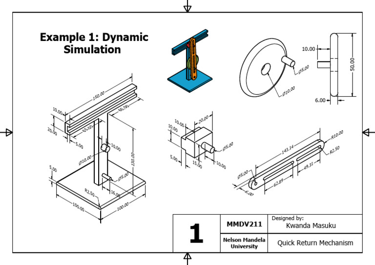Quick Return Mechanism | PDF