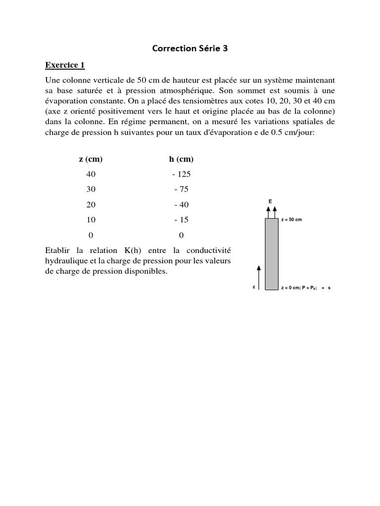 Correction Série 3 | PDF