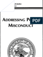 Addressing Police Misconduct: Laws Enforced by The United States Department of Justice