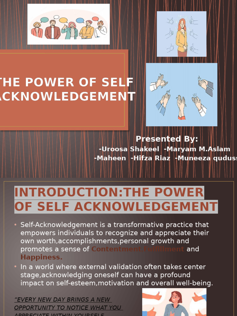 Self Final Presentation | PDF
