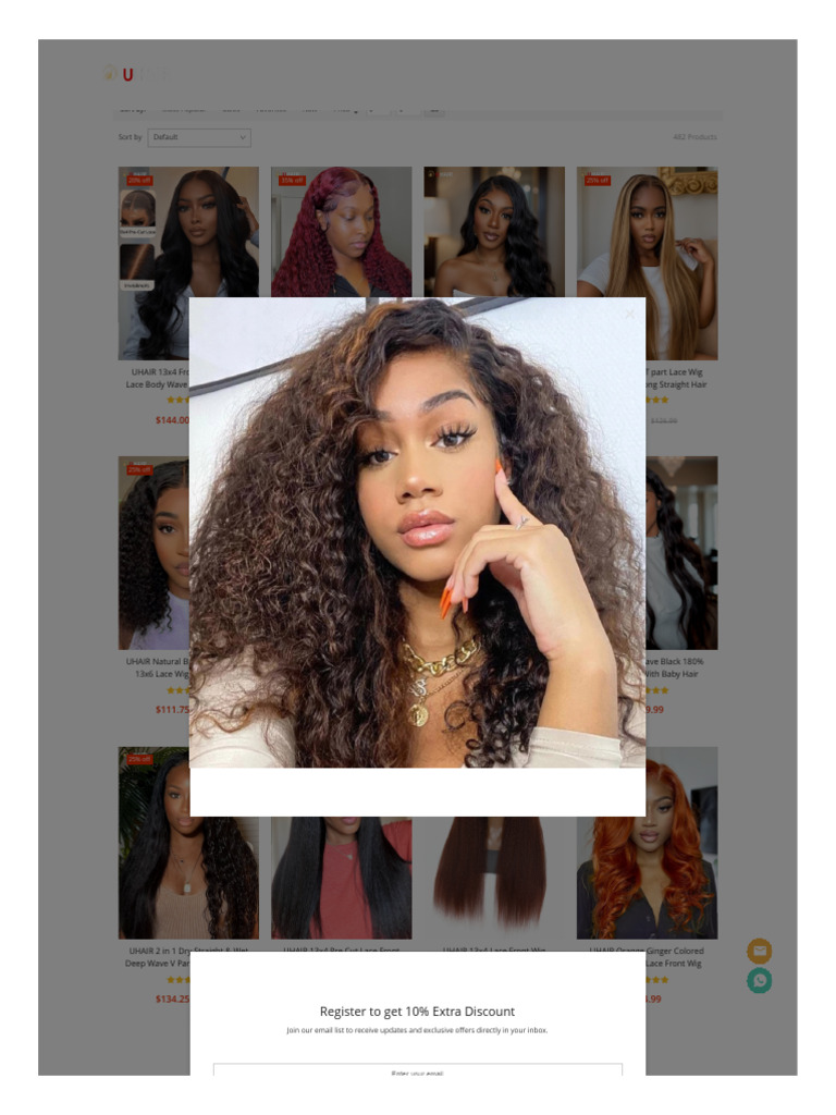 WWW Uhair Com Lace Design c0431 | PDF | Wig | Hair