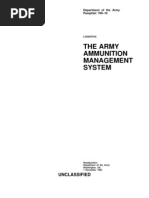 The Army Ammunition Management System: Unclassified