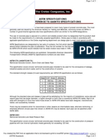 Astm Specifications With Reference To Aashto Specifications