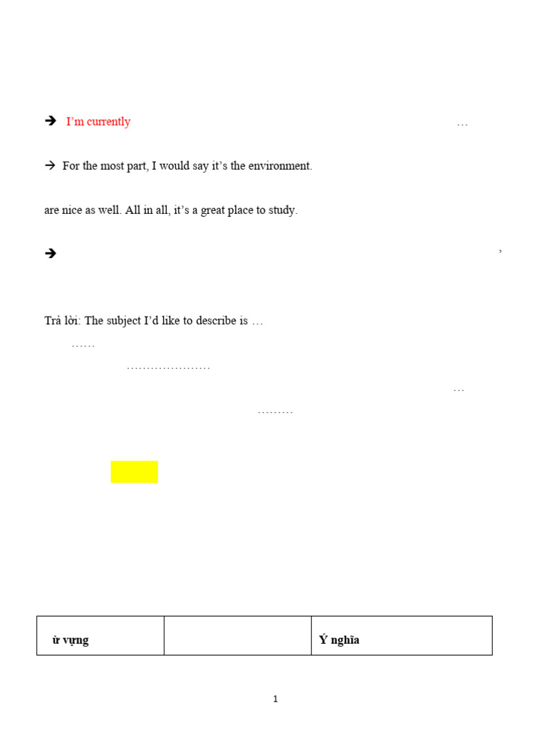 Topic 2 - Work - Studying | PDF