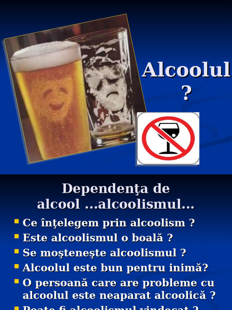 Alcoolul | PDF