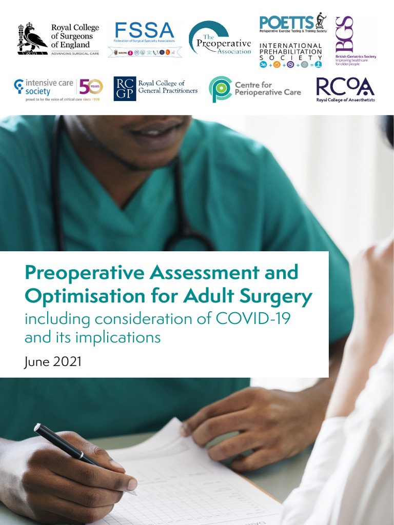 Preoperative Assessment and Optimisation Guidance | PDF