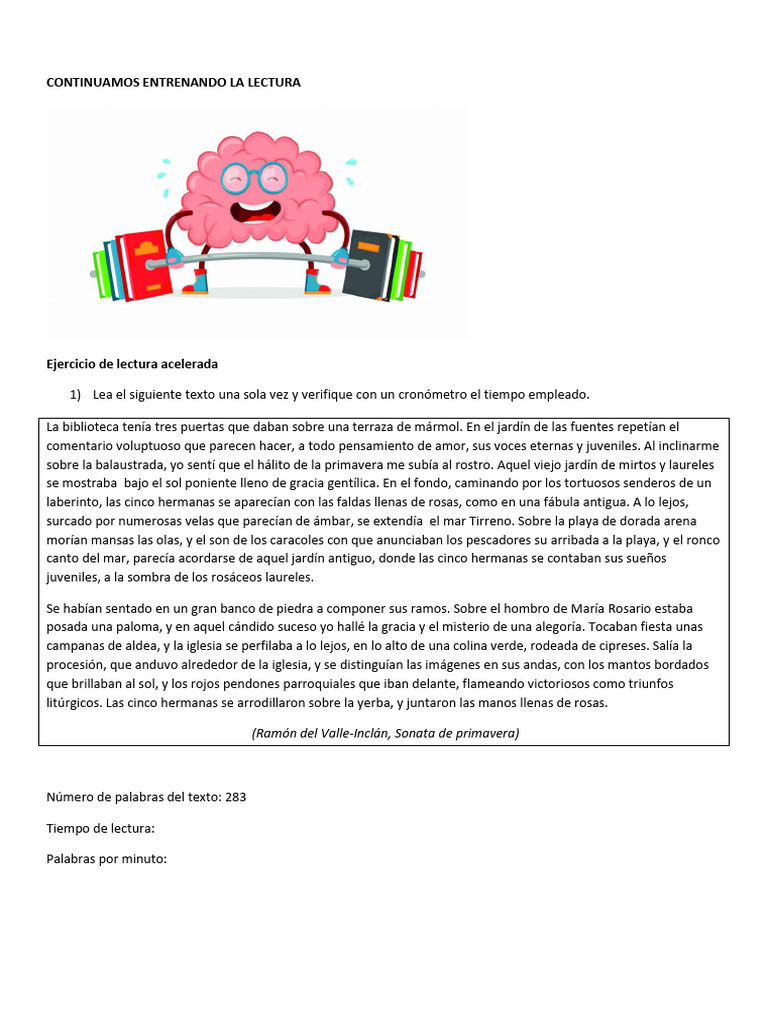 Tiempo de Lectura | PDF