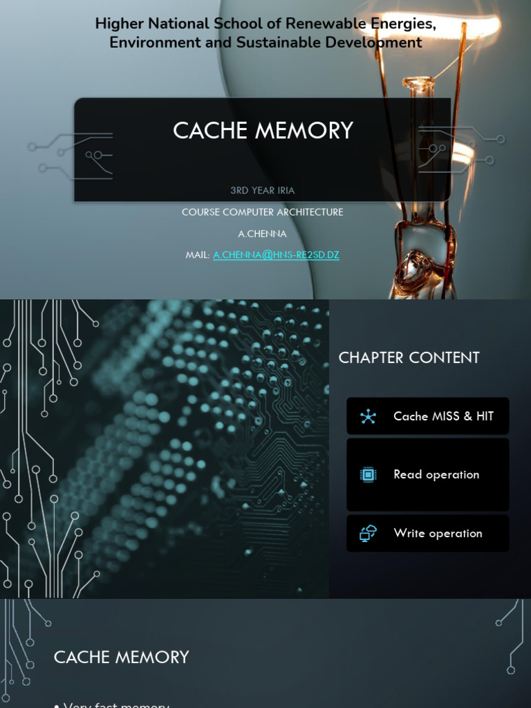 Chapter 04 Cache Memory | PDF