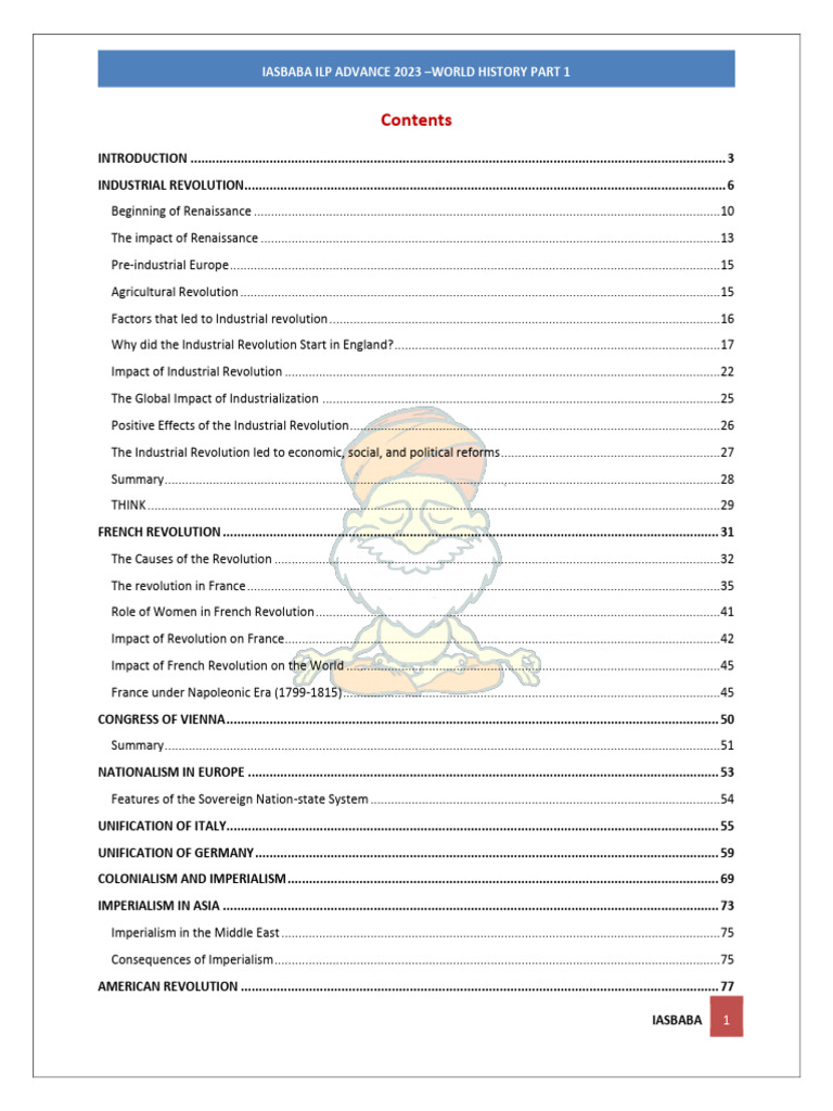 ILP Advance - Module 4 VAN - World History Part 1 | PDF