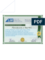Certificado Sap 001