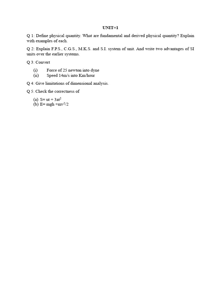 Physics test 1 pdf
