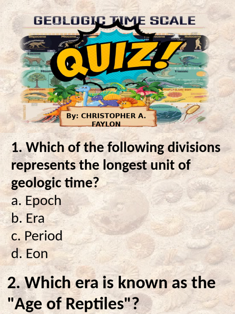 Geo Timescale | PDF