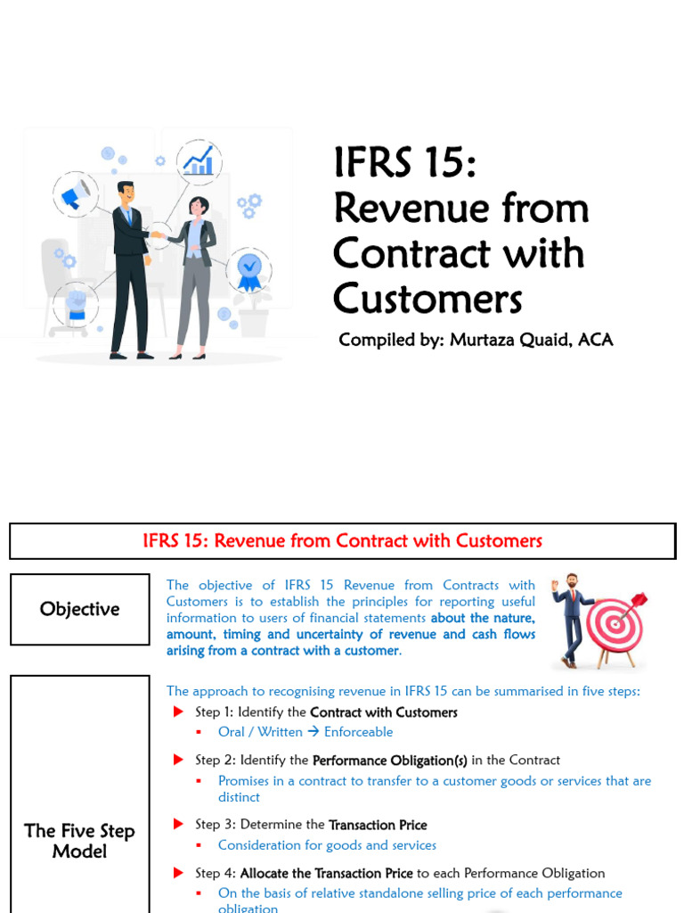 Ifrs 15 Presentation Pdf License Prices