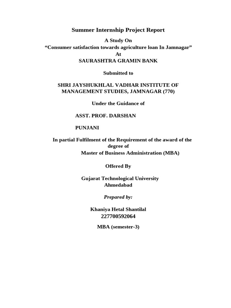 Hetal Final | PDF