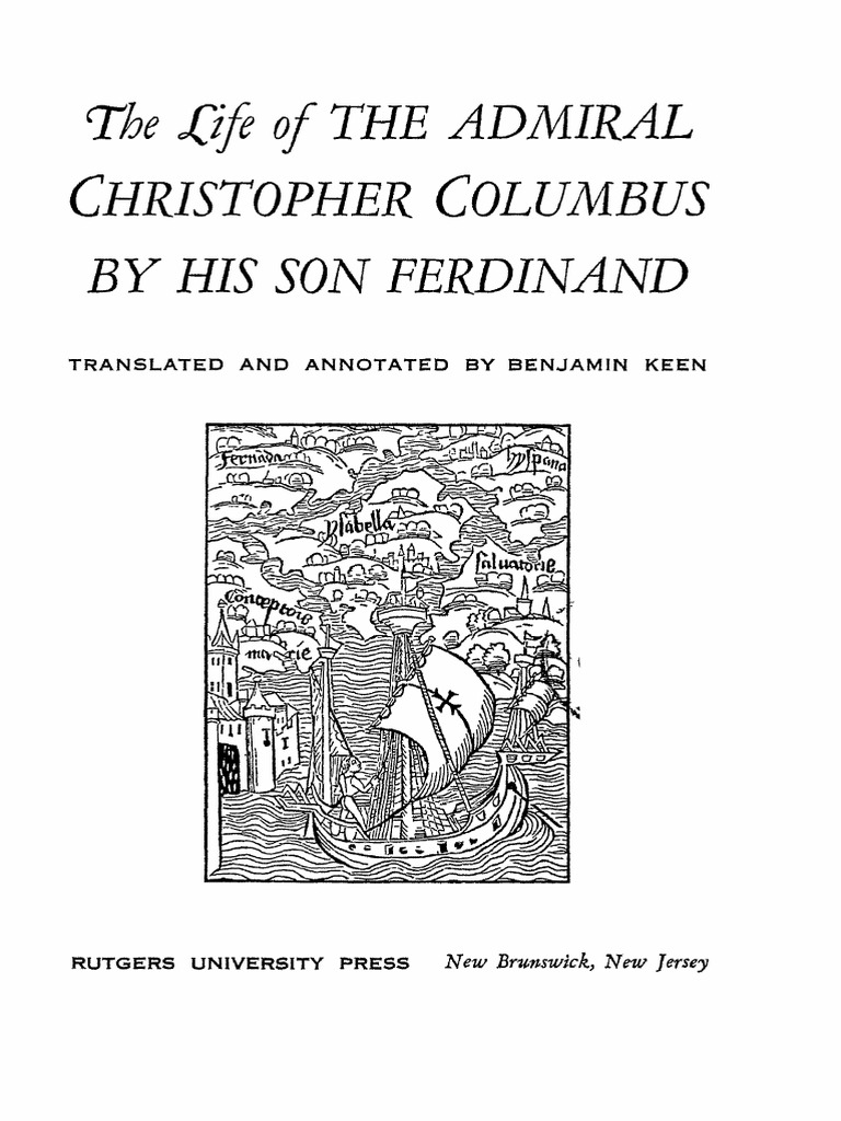2015.185547.the Life of The Admiral Christopher Columbus by His Son | PDF