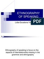 Ethnography of Speaking