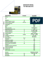 GERADOR DIESEL TD 7000 SGE-ATS