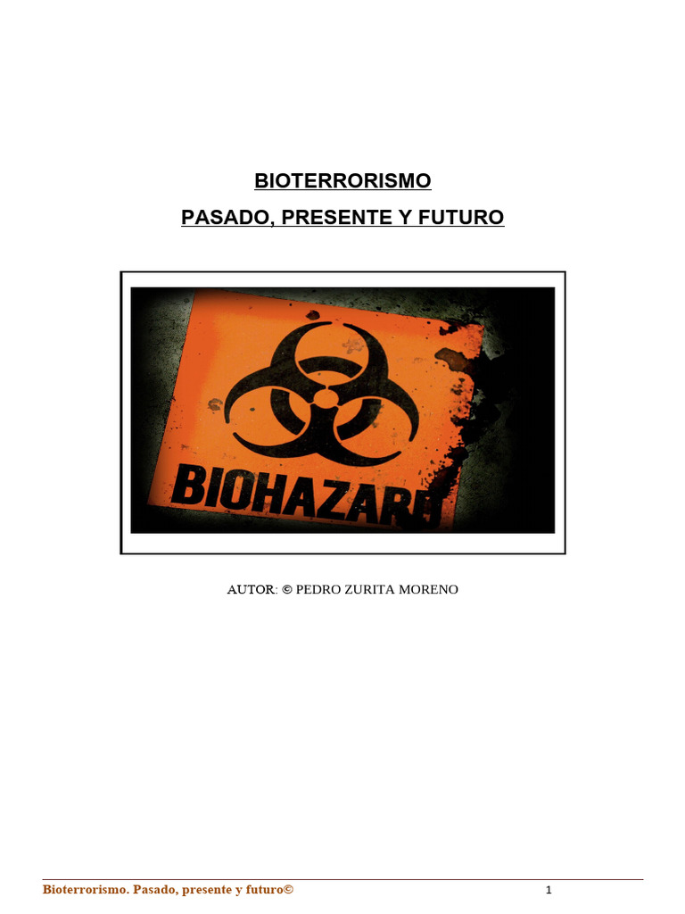 Bioterrorismo Pasado Presente y Futuro. | PDF