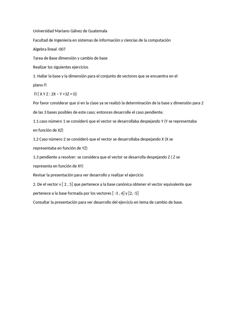 Tarea álgebra Pdf