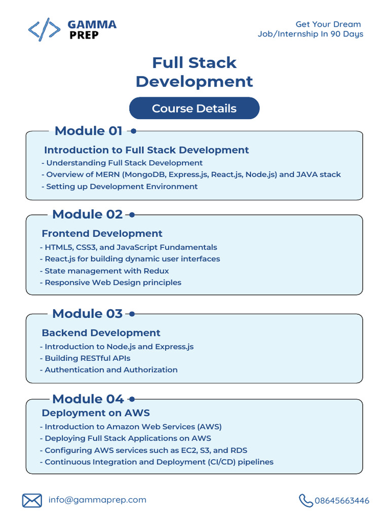 Full - Stack - Development Till New Syllabus | PDF