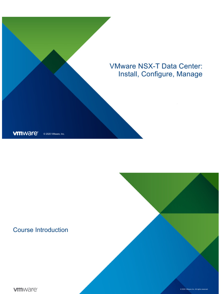 Nsxticm3 m02 virtual cloud and nsx t 0420 pdf