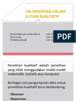 Download Prosedur Observasi Dalam Penelitian Kualitatif by Muhammad Satriawan SN76916017 doc pdf