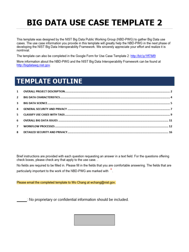 Big Data Template | PDF