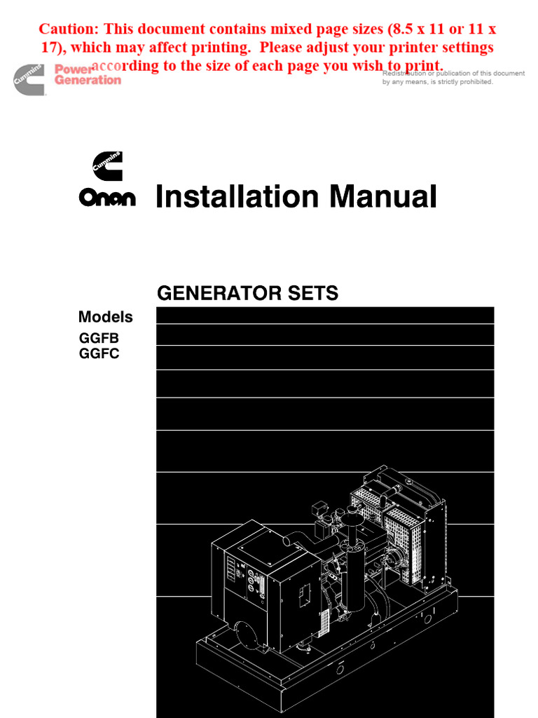 Onan GGFB | PDF