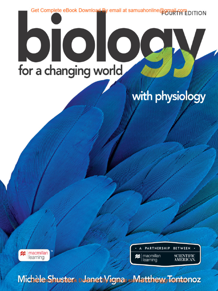 Ebook (EPUB) Scientific American Biology For A Changing