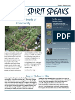 Earth Spirit Speaks: Planting!the!Seeds!of! Community! Headline!