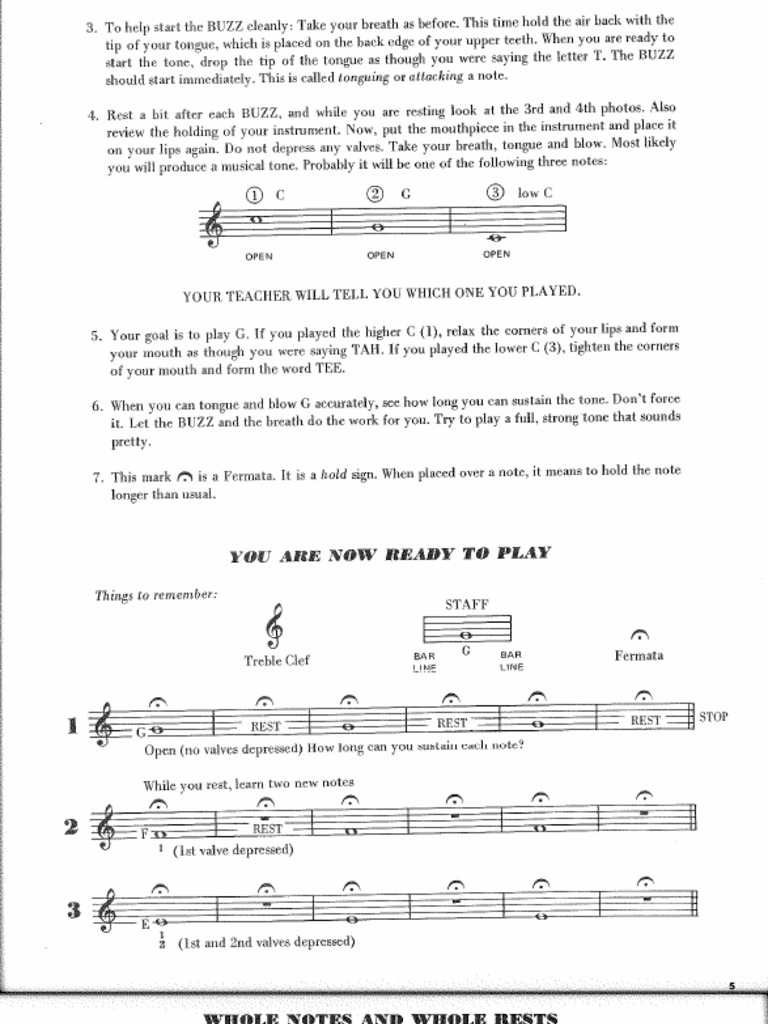 Learn To Play Trumpet | PDF