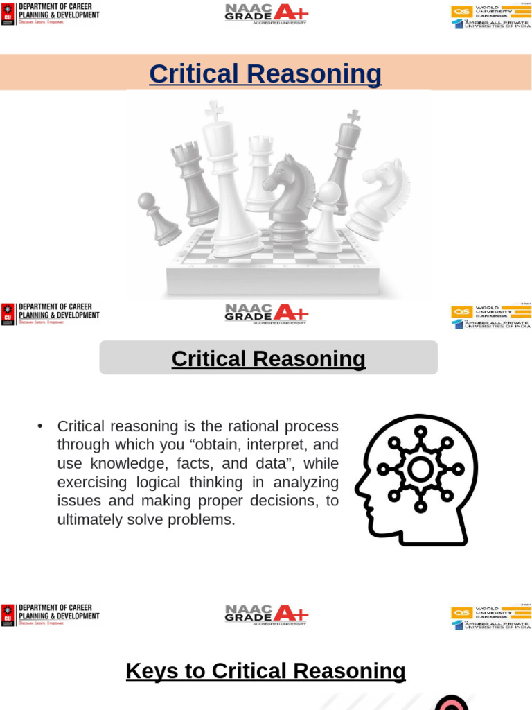 Critical reasoning pdf