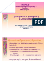 Lecture 26 - Cyanophore Cyanogenic Glycosides [Compatibility Mode]