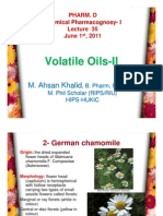 Lecture 35 - Volatile Oils-II (Compatibility Mode)