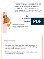 Mathematical Modeling of Hard Facing Low Carbon Steel With Corrosive Nickel Based Alloy by Gmaw