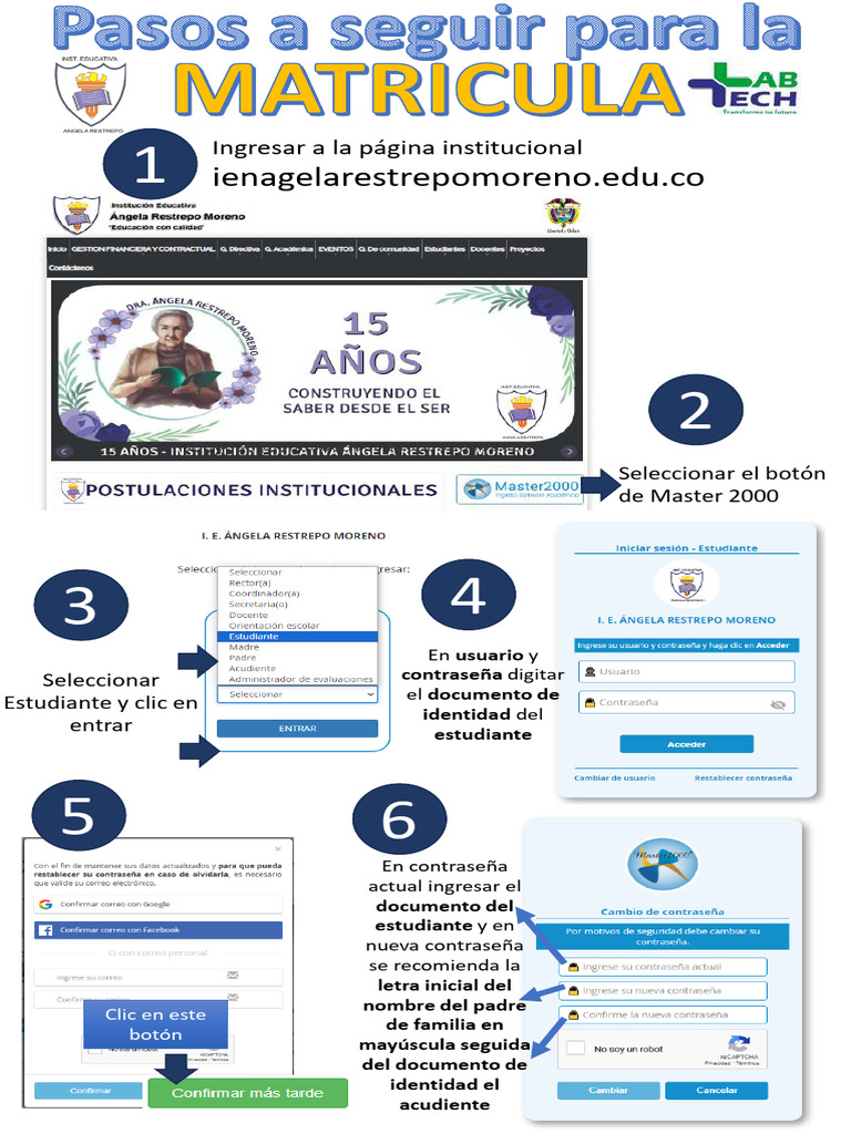 Pasos Matricula | PDF