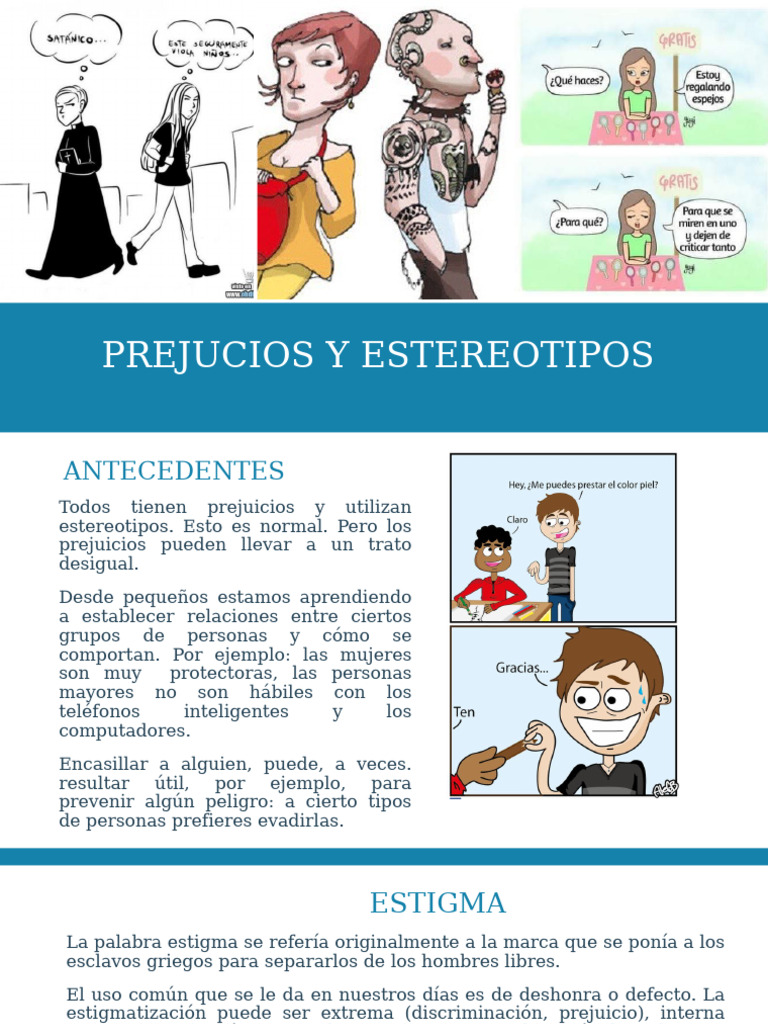 Prejuicios y Estereotipos | PDF