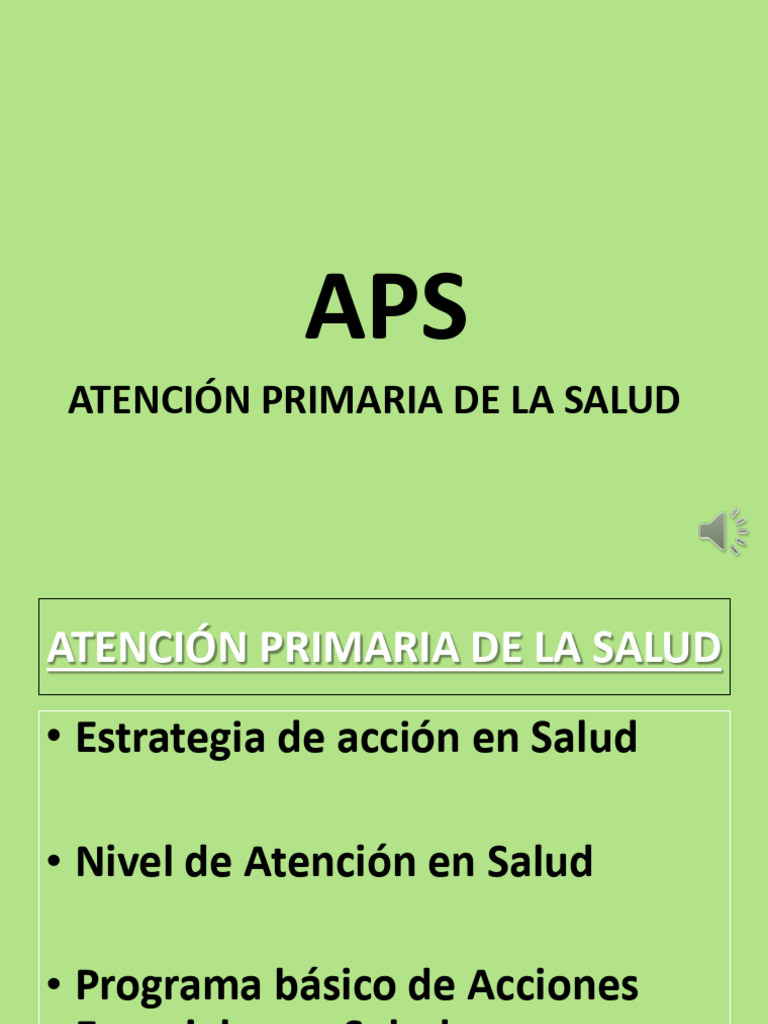 Atencion Primaria de La Salud 1 | PDF