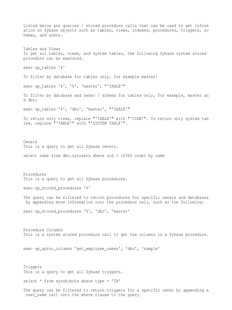 sybase ase administration book free download