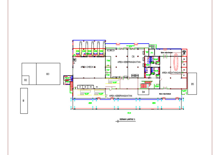 Denah Terminal Lantai 1 | PDF