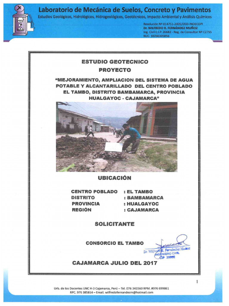 Estudio De Suelos Pdf