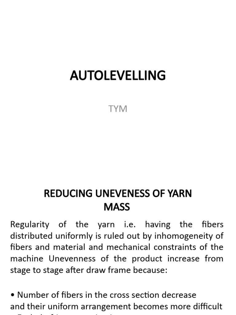 Auto Leveling | PDF | Feedback | Yarn