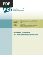 Tokenization Guidelines Info Supplement