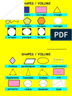 Shapes / Volume: Circle Square Rectangle Triangle